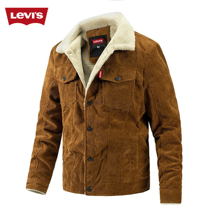 Veste en velours côtelé Sherpa