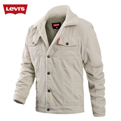 Veste en velours côtelé Sherpa